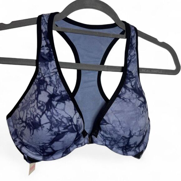 Victorias Secret Pink Blue Marble Cool And Comfy Push Up Bra NWT 34D - Picture 1 of 5